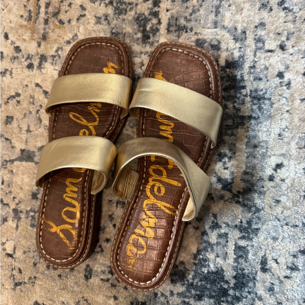 Gold woman’s sandals